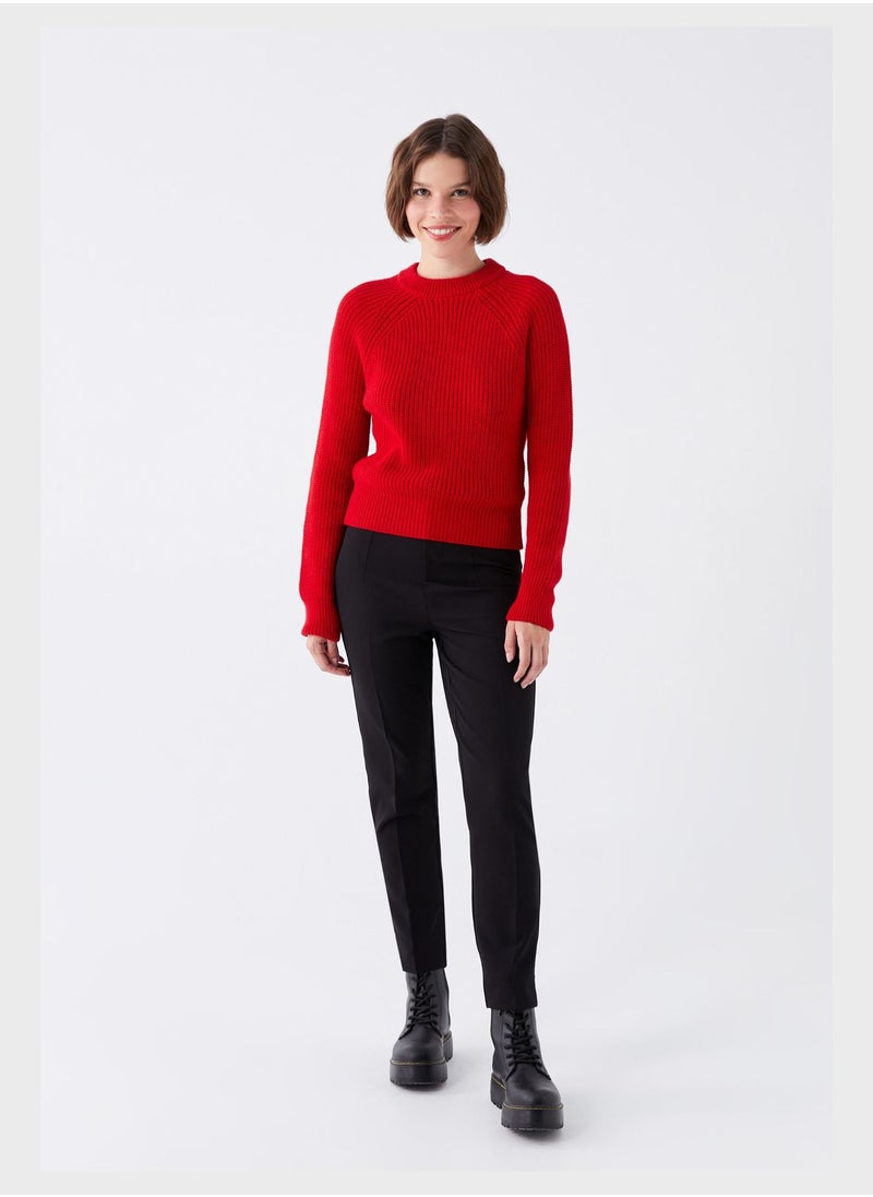LC WAIKIKI - Ribbed Crew Neck Sweatshirt - Image 1