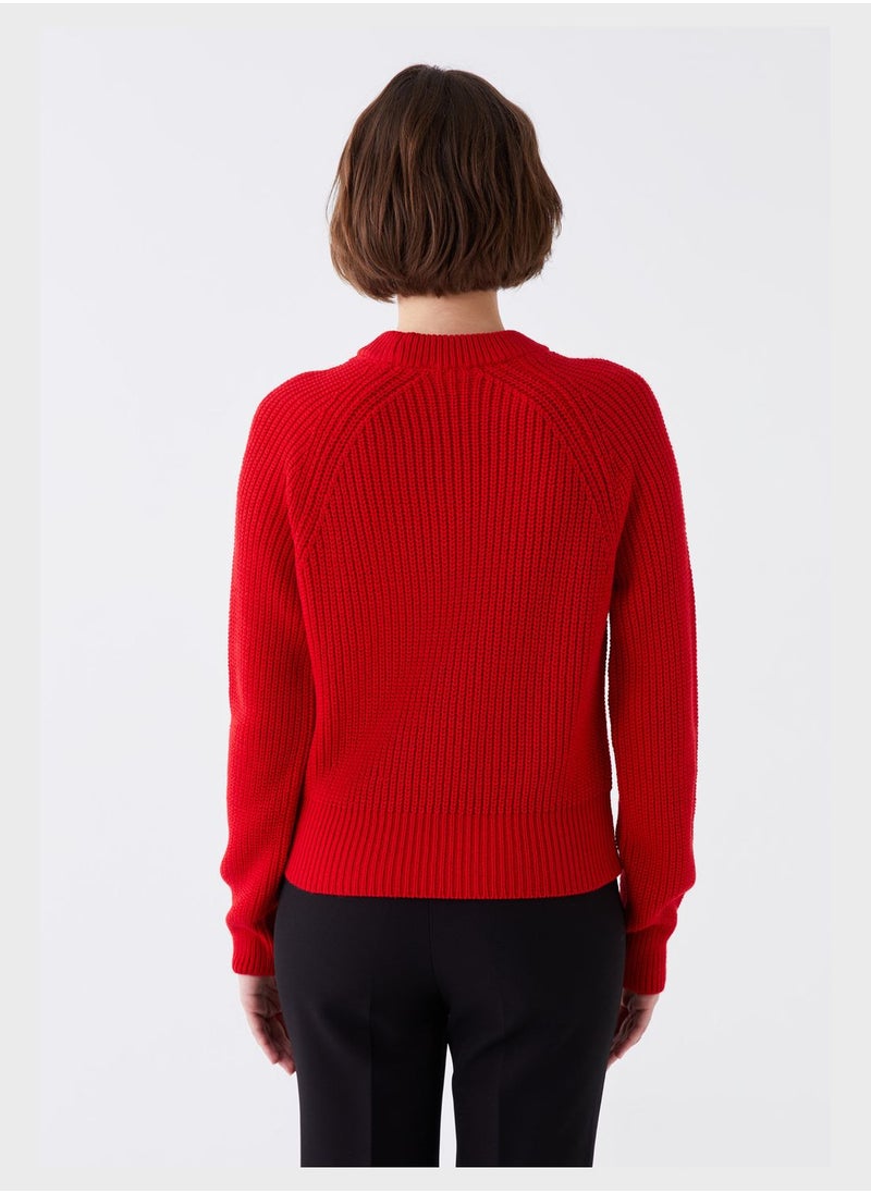 LC WAIKIKI - Ribbed Crew Neck Sweatshirt - Image 1