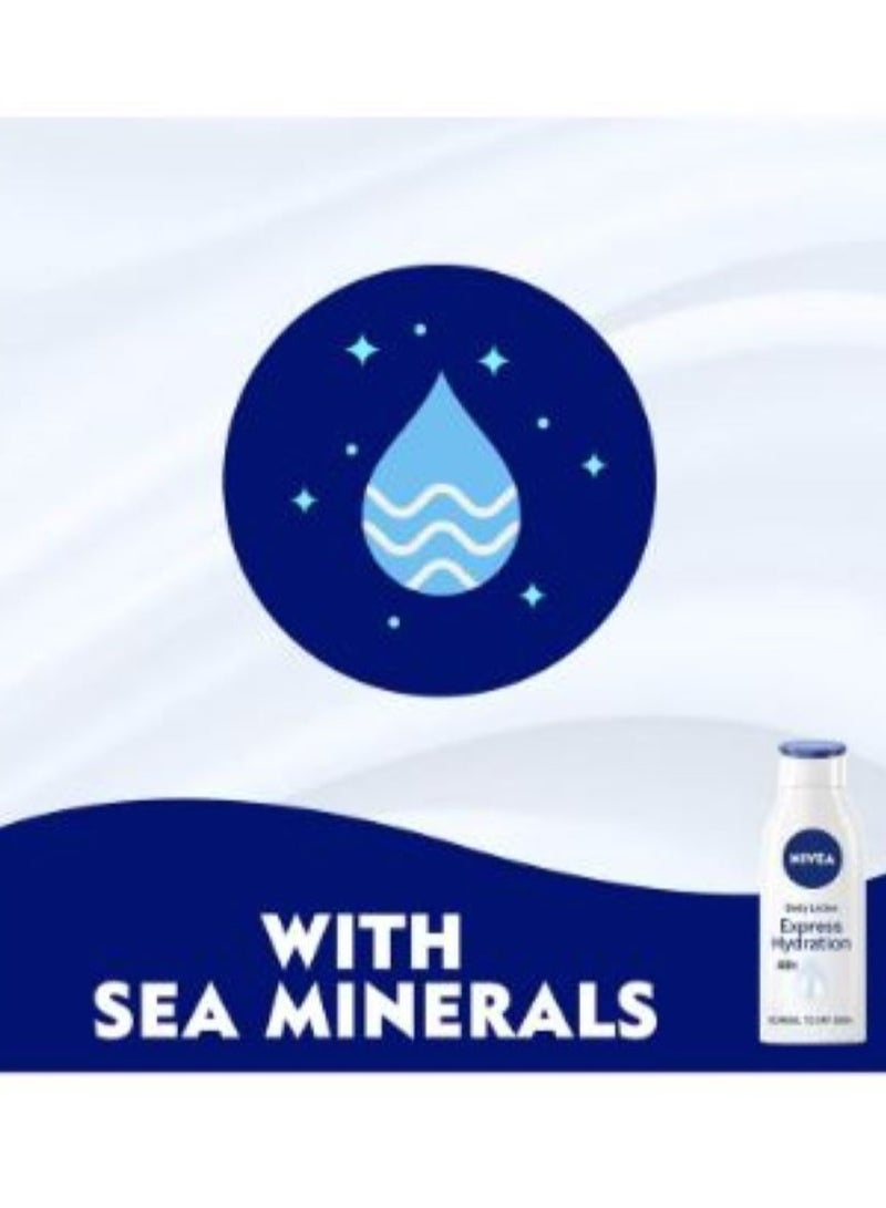 Nivea Express Hydration Body Lotion Normal to Dry Skin 250ml - Image 2