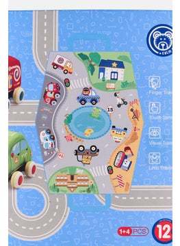 Preschool Fun 5 Pcs Soft Pull-Back Vehicle  - Image 5