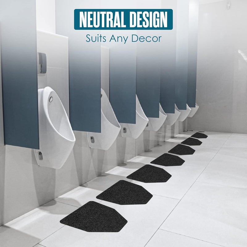 Houseables Urinal Mats, Urinal Mats for Men Bathroom, Floor Pads, Disposable Toilet Matt, for Pee, Commercial, Reusable, Urine, Splash Guard, Drip, Restroom, Mens Room, Large, Black, 17.25x20.5”, 12PK - Image 4