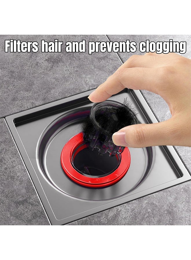 HY 2 Pcs Odor Proof Floor Drain, Floor Drain backflow Preventer, Shower Plug, Magnetic One-Way Drain Valve, Prevent Odor Dispersion in Bathrooms, and Kitchens (1.5''-2.0'' Caliber) - Image 5