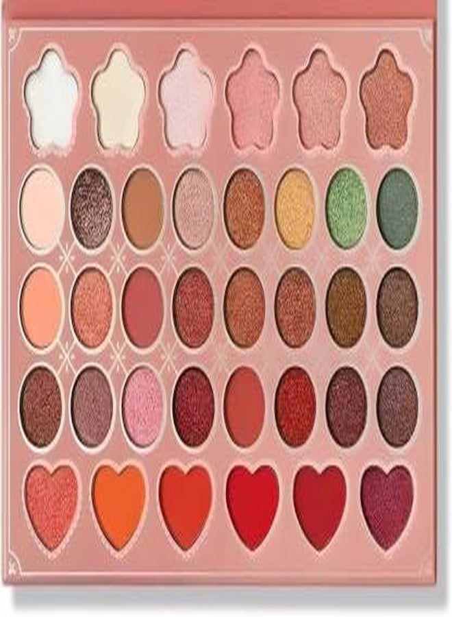 PEACORA BEST FRIENDS 36 Colors Eyeshadow and Face Palette, Highly Pigmented Professional Glitter Matte Shimmer Eye Shadow Powder Make Up Pallet (Assorted) - Image 3