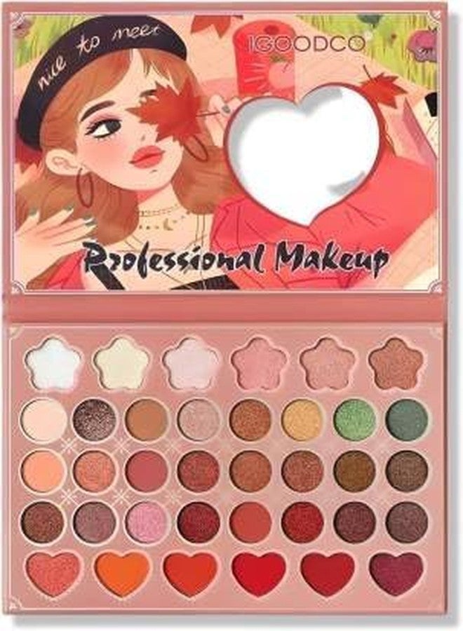 PEACORA BEST FRIENDS 36 Colors Eyeshadow and Face Palette, Highly Pigmented Professional Glitter Matte Shimmer Eye Shadow Powder Make Up Pallet (Assorted) - Image 1
