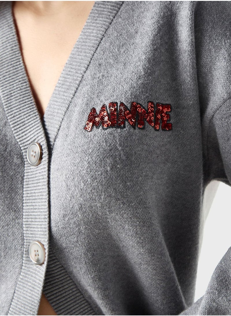 SP Characters - Embellished Pocket Detail Cardigan - Image 1