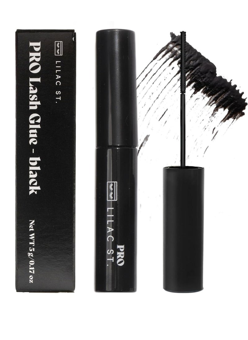 Lilac St. - Lilac St - PRO Lash Glue (Black) - Lash Cluster Glue - Quick Dry Formula - Mini Mascara Wand Applicator - Strong & Flexible Hold - Waterproof - Sensitive Eyes Safe - Cruelty Free, Vegan, Women Founded - Image 1