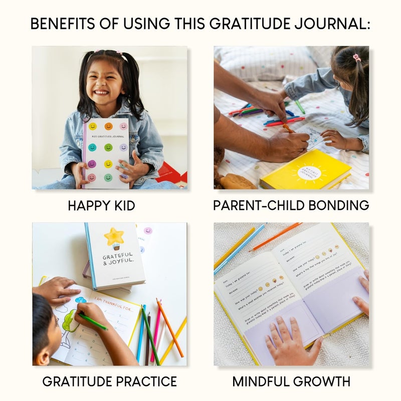 CHAARPAI Kids Gratitude Journal for 6 Months, Daily Confidence Build Up & Self Growth Journal for Kids, A5 Size, 100 GSM Paper with Matt Laminated Hardbound Cover, 5-12 Age (Pack of 1) (First Gratitude) - Image 5