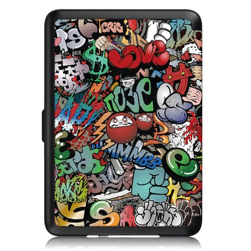 ProElite Slim Smart Flip case Cover for Amazon Kindle 6" 300 ppi 11th Gen/12th Gen 2022/2024, Hippy - Image 3