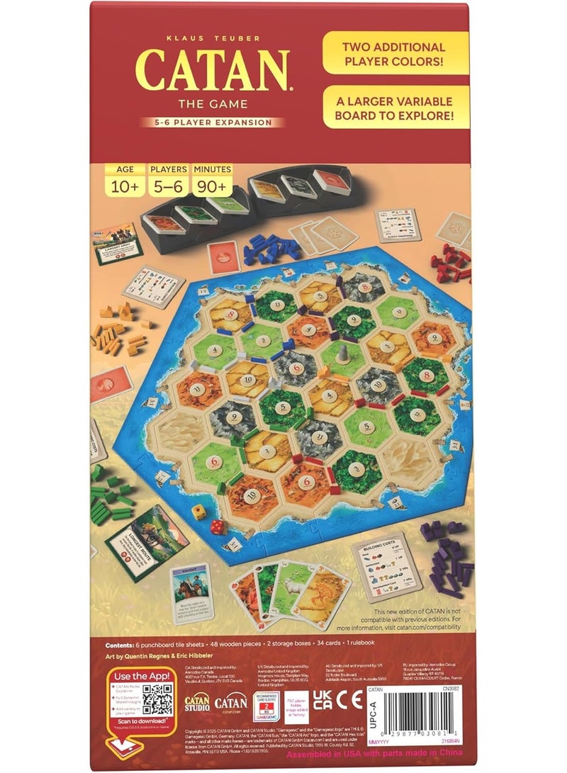 Catan Studio Catan Board Game Extension Allowing a Total of 5 to 6 Players - Image 2