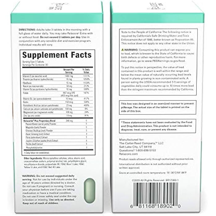 Relacore Extra Maximum Strength - Cortisol Supplements for Women - Reduce Cortisol Related Belly Fat - Stress Relief Supplement - Calm Mind - Improved Mood, 90 Count - Image 3