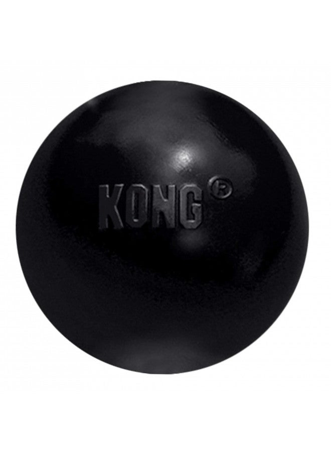 Kong KONG Extreme Ball Hundespielzeug aus Robustem Kautschuk für Besonders Kräftiges Kauen, Schwarz Für Mittelgroße/Große Hunde - Image 1