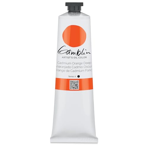 Gamblin Artist Oil Color - Cadmium Orange Deep - 150 ml Tube - Image 3