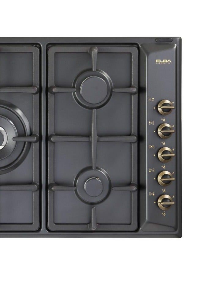 ELBA 5 Gas burners 1 central triple ring wok burner (AS EN95-545 AND)  - Image 2