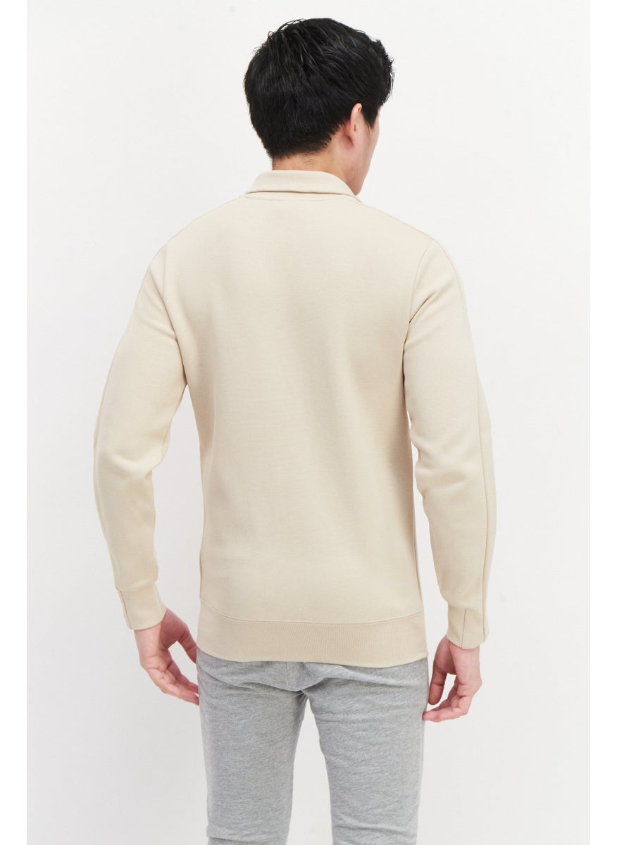 PUMA Men Sportswear Fit Embroidered Logo Training Jacket, Beige  - Image 5