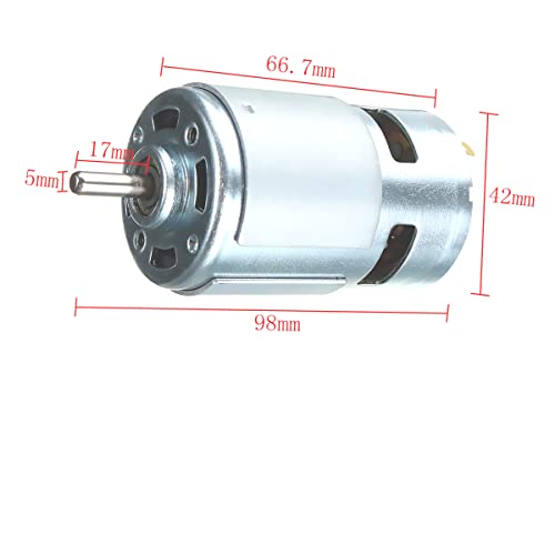 priaolker 775 Ball Bearing Motor High Torque High Power High Speed Motor DC 12V-24V 11000RPM for RC Boat Toy Model DIY Drive Parts Power Tools - Image 3