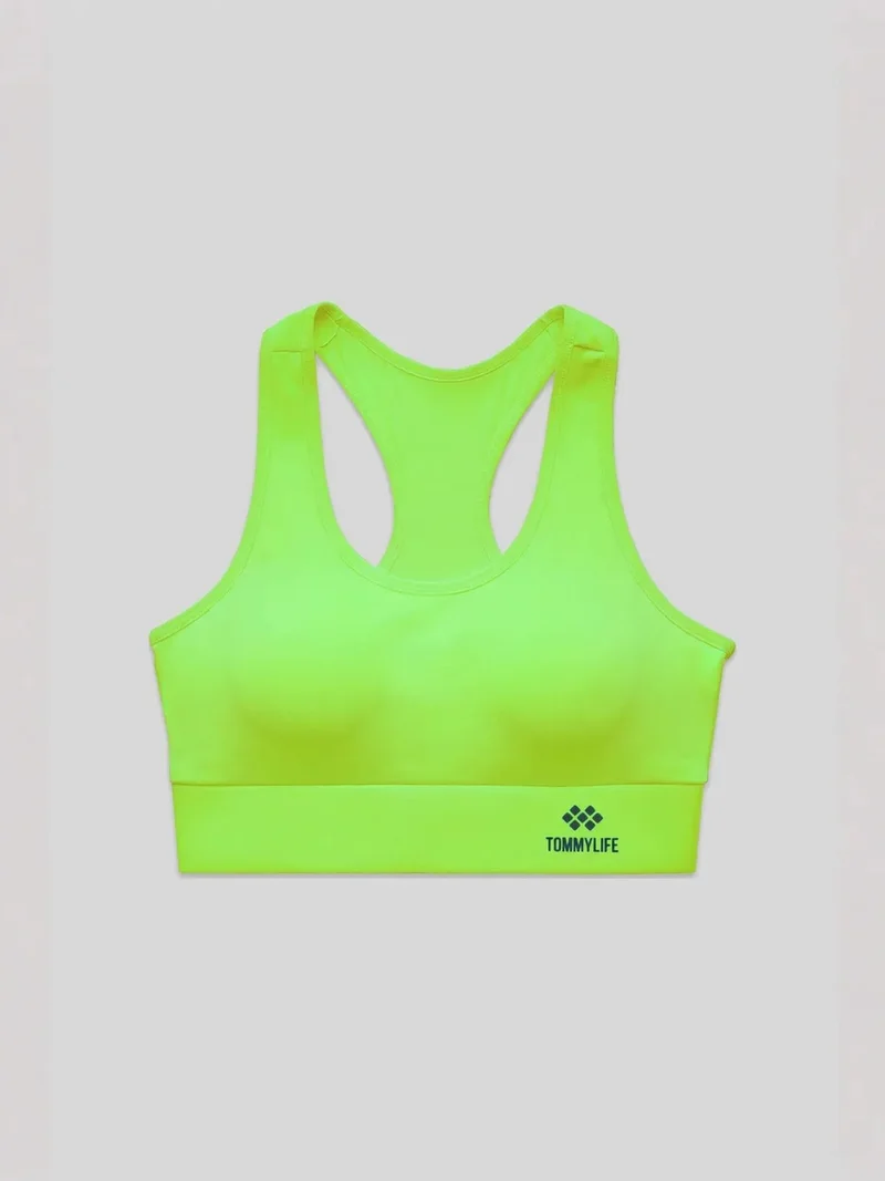 تومي لايف TOMMY Sleeveless Cropped Fitted Sports Top