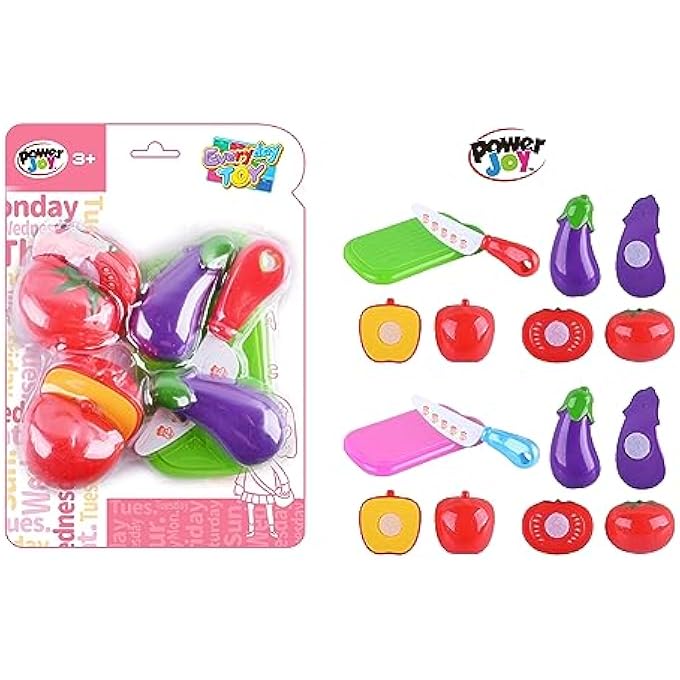 EVERYDAY TOY FRUIT & VEGETABLE SET ASSORTMENT, ONE PIECE SOLD SEPERATELY - Image 3