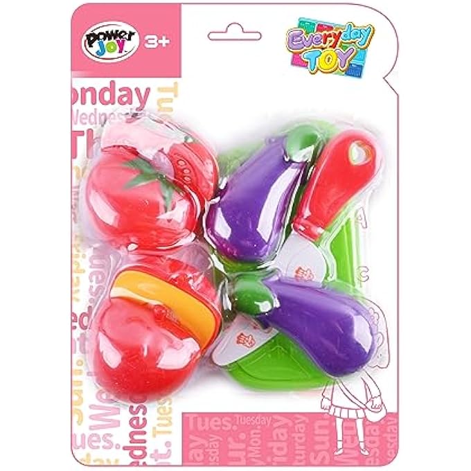 EVERYDAY TOY FRUIT & VEGETABLE SET ASSORTMENT, ONE PIECE SOLD SEPERATELY - Image 4