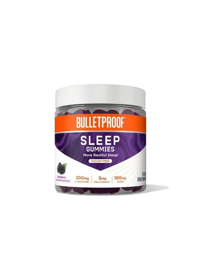 Bulletproof - Sugarfree Blackberry Flavor Sleep Gummies 60 Count Keto Supplement For Sleep Support - Image 1