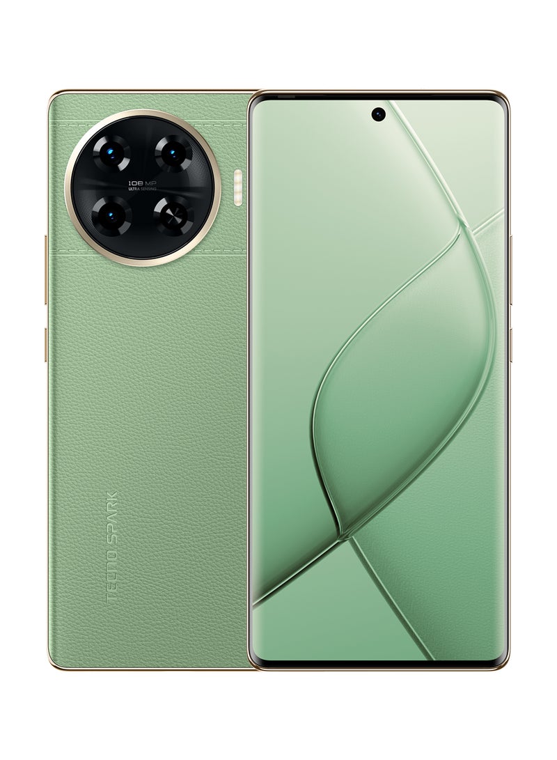 TECNO Spark 20 Pro Plus Magic Skin Green Dual SIM 8+8GB RAM 256GB  - Middle East Version - Image 1