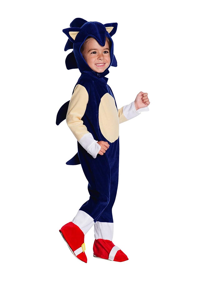 Rubies Sonic the Hedgehog Romper Costume - Toddler's Size - Image 1