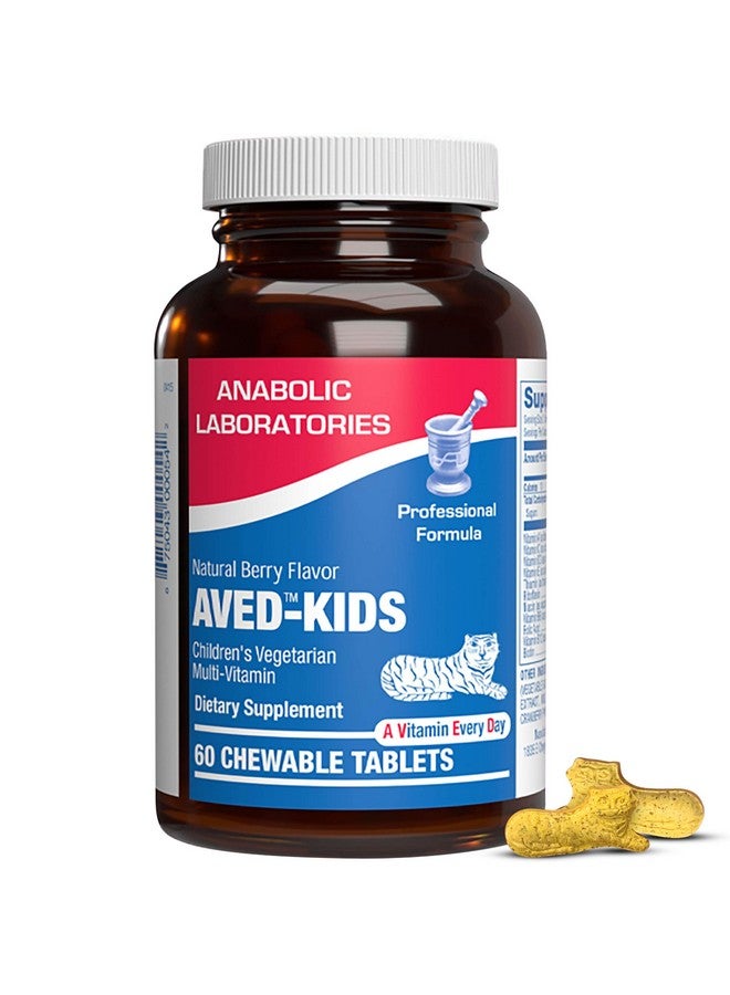 Anabolic Laboratories 25-in-1 Kids Chewable Multivitamin - Clinically Formulated Kids Multivitamin with Iron Magnesium Vitamins A B Complex C D E Antioxidant Rich Fruit Extracts & More - Made in The USA - 1 Month Supply - Image 1