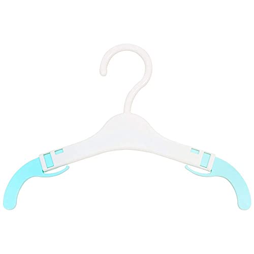 Koochie-Koo Telescopic Adjustable Extendable Anti Slip Plastic Hanger with Hooks For Kids Clothes Wardrobe Rack(Pack of 12, Multicolor) - Image 5