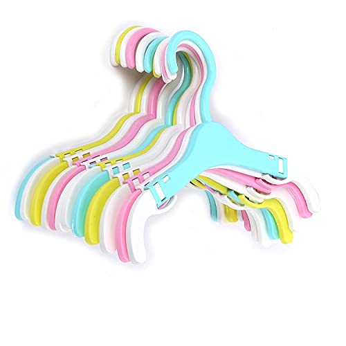 Koochie-Koo Telescopic Adjustable Extendable Anti Slip Plastic Hanger with Hooks For Kids Clothes Wardrobe Rack(Pack of 12, Multicolor) - Image 3