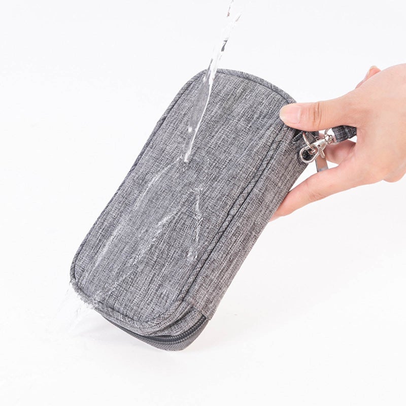 Data Cable Storage Bag Protective Cover Travel Electronic Organizer Bag Cable organzier Case Portable Digital Storage Bag for Electronic Accessories USB Cables Power Bank - Image 2