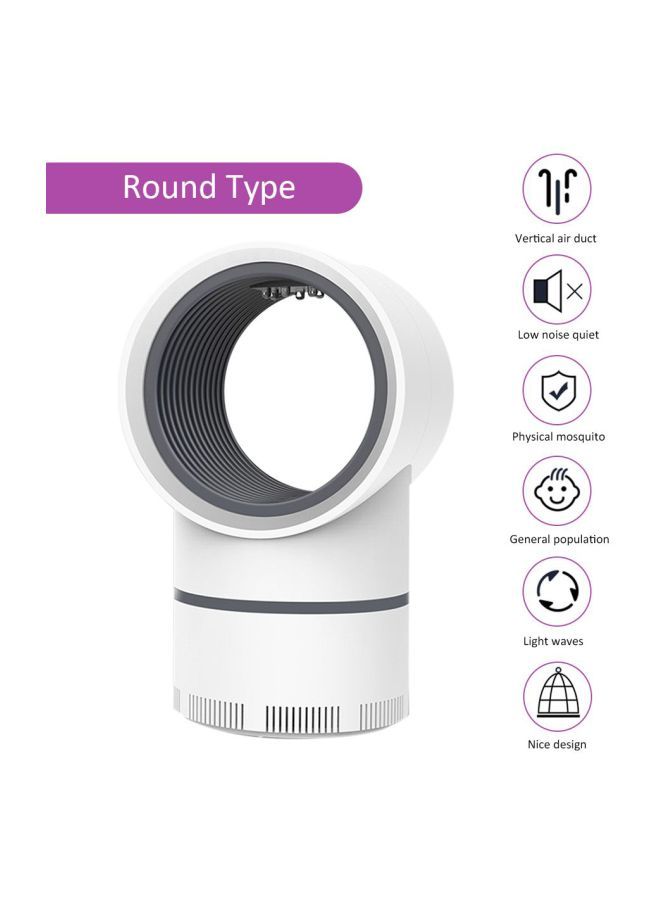 NIBEMINENT LED Mosquitoes Killer Lamp White/Black 23x13x14cm - Image 2