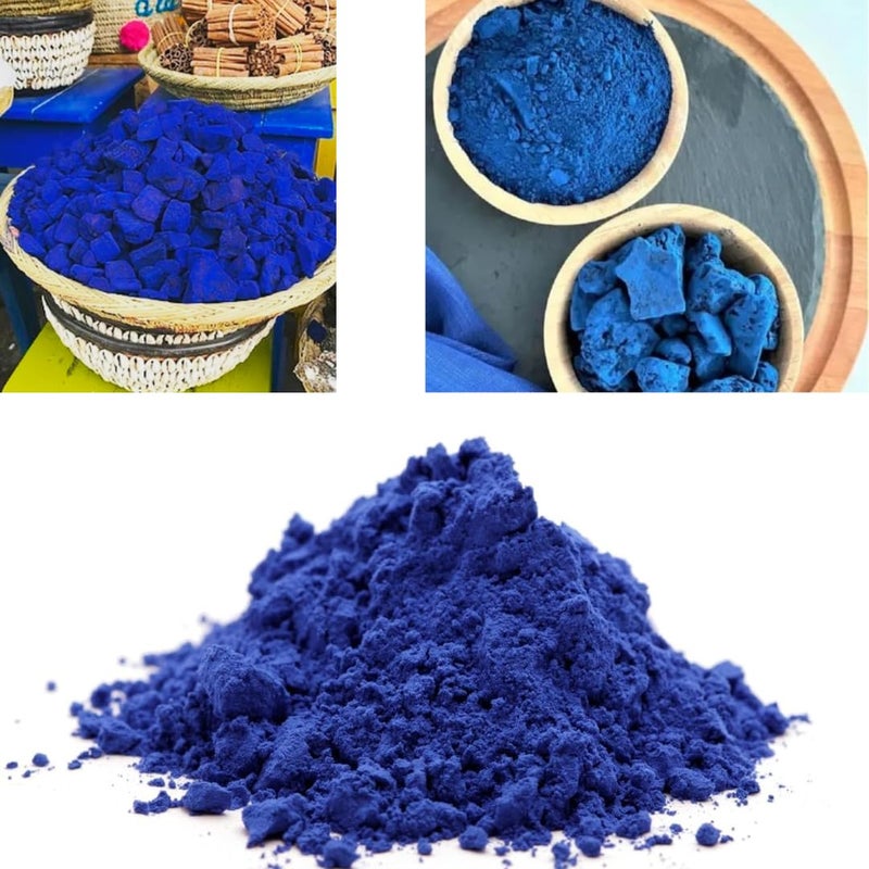 HWC Trading Moroccan Blue Nila Powder 50g & Solid Soap Set – Natural Brightening & Tan Removal – Deep Cleansing & Skin Purifying – For Face & Body – Suitable for All Skin Types - Image 4