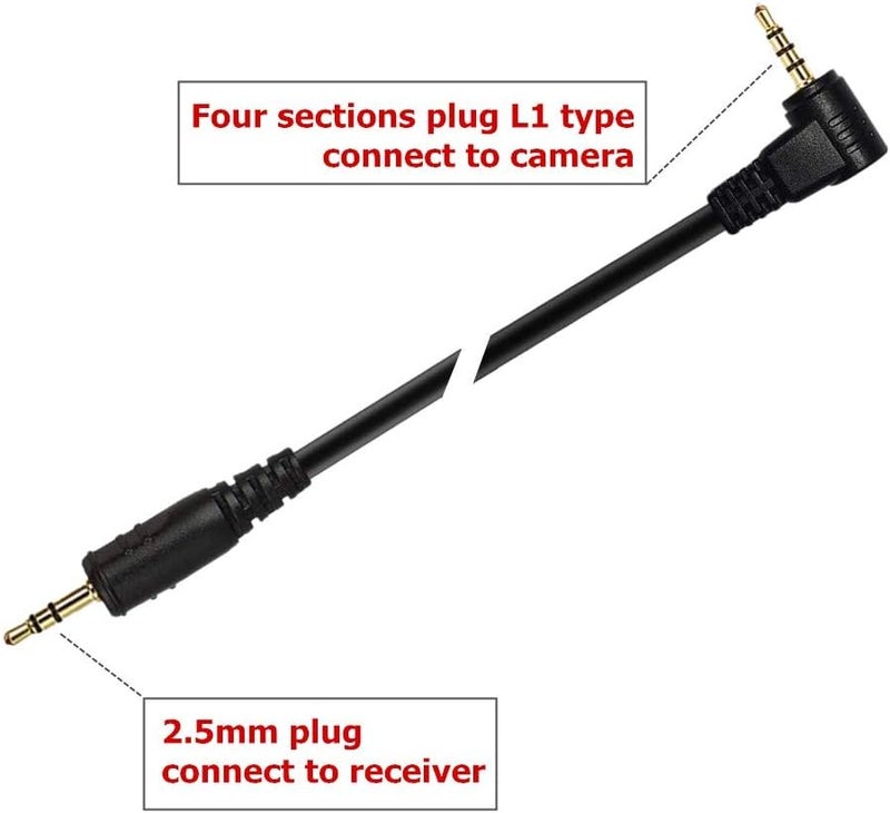 Pixel DSLR Wireless Shutter Release Remote Control L1 for Panasonic RM-L1AM S5 S1 G95 G91 G90 G9 G10 G70 GH3 GH4 GH5 GH6 GX7 G85 G81 FZ50K FZ100 FZ200 FZ1000 FZ2500 FZ2000 FZ330 FZ30GX7 Remote Shutter - Image 2