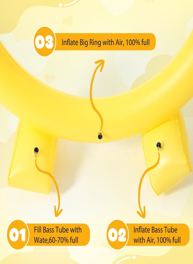 Civaner 1 Pc Gold Inflatable Jump Ring Cartoon Backyard Game Party Favor for Summer Birthday Holiday Outdoor Decorations - Image 5