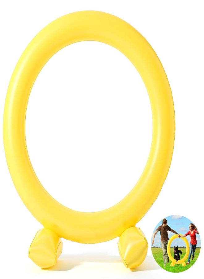 Civaner 1 Pc Gold Inflatable Jump Ring Cartoon Backyard Game Party Favor for Summer Birthday Holiday Outdoor Decorations - Image 1