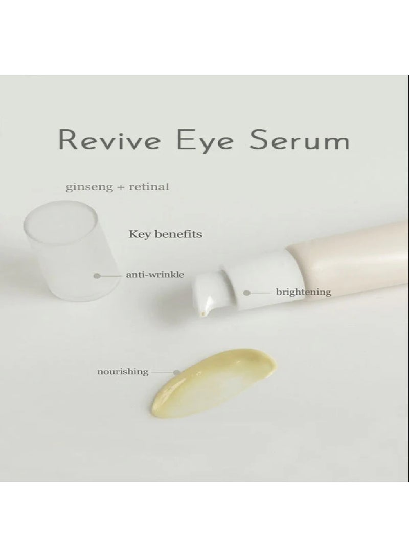 Revive Eye Serum with Retinal Niacinamide Peptide Correction for Puffy Eye Bags Fine Lines Dark Circles Wrinkles, Korean Skin Care 30ml, 1 fl.oz 30ml - Image 2