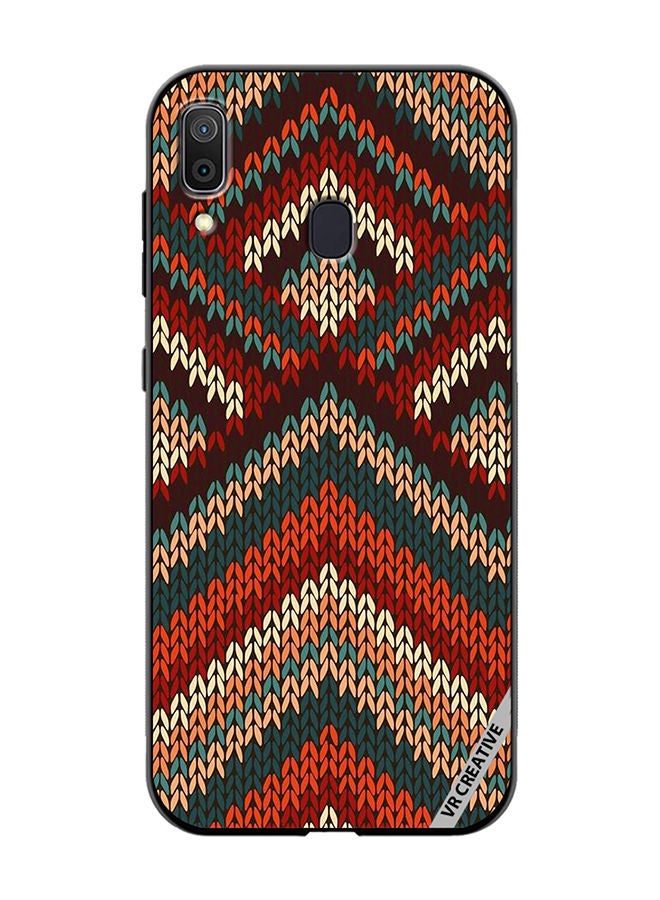 VR CREATIVE Protective Case Cover For Samsung Galaxy A30 Layer Design Multicolour - Image 1