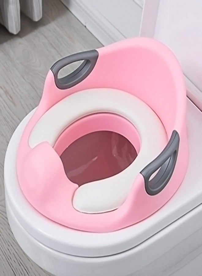 GLIVE (LABEL) Potty Training Seat for Girls and Boys Western Toilet Training Seat for Kids 2 to 6 Year Child with Anti Slip & Comfortable Safe Cushioned with Non-Slip with Splash Guard - Image 3