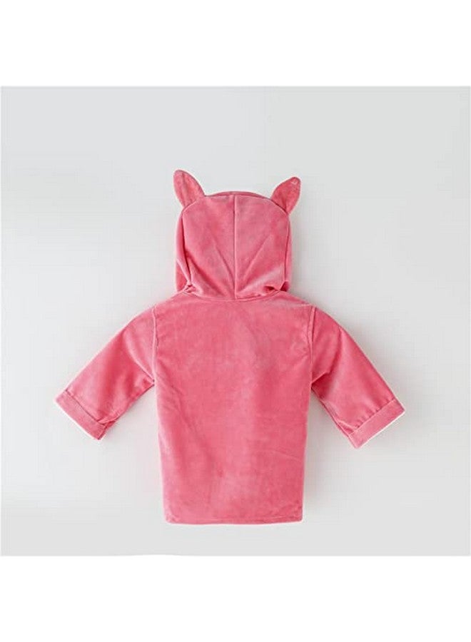 SZCQ Baby Girl Bathrobe Wash Waddle Fox Hooded Towel Newborn Blankets Bath Robes 0 6 12 18 Month Ultra Absorbent - Image 3