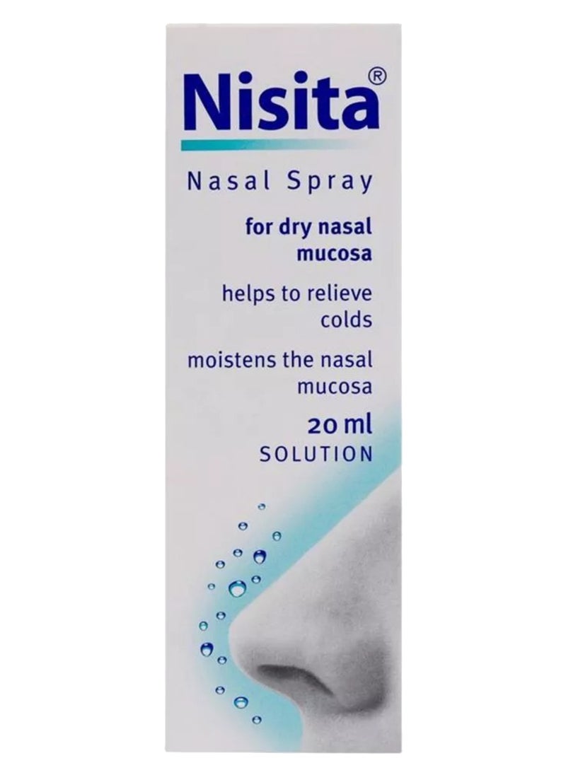 Nisita - Nasal Spray For Dry Nasal Mucosa 20ml - Image 1
