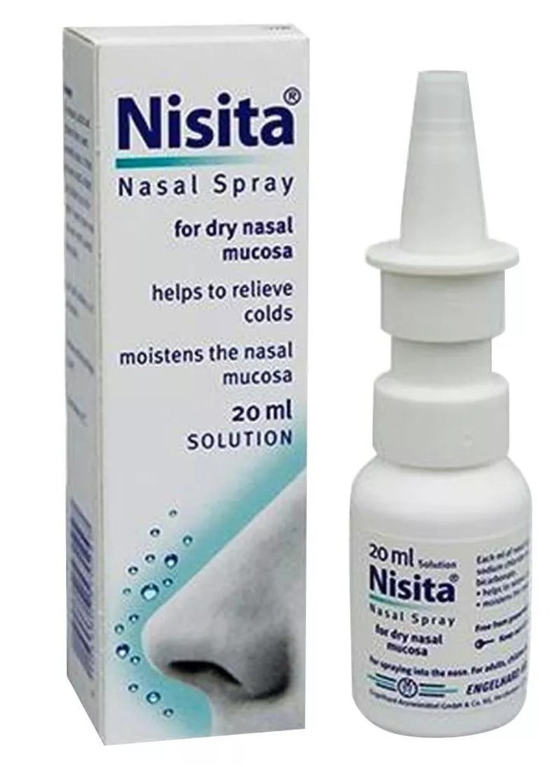 Nisita - Nasal Spray For Dry Nasal Mucosa 20ml - Image 1