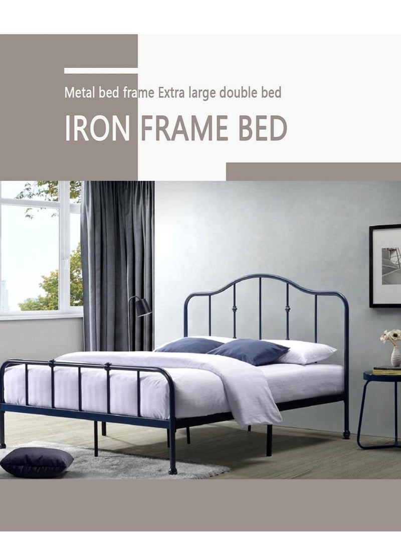 Living Steel Bed With Thick Steel Base 200*140*115cm  - Image 2