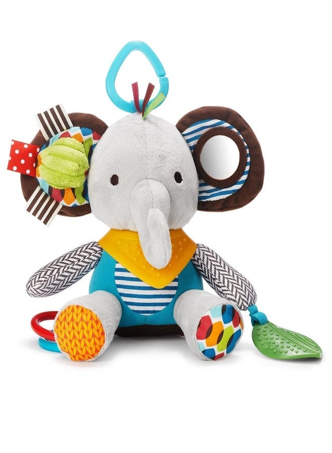 BeFunky Baby Activity and Teething Toy with Multi-Sensory Rattle and Textures (Elephant) - Image 1