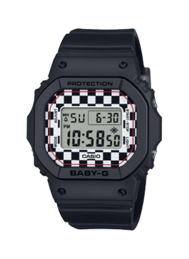 CASIO Digital Square Shape Resin Wrist Watch BGD-565GS-1DR - 37 Mm 