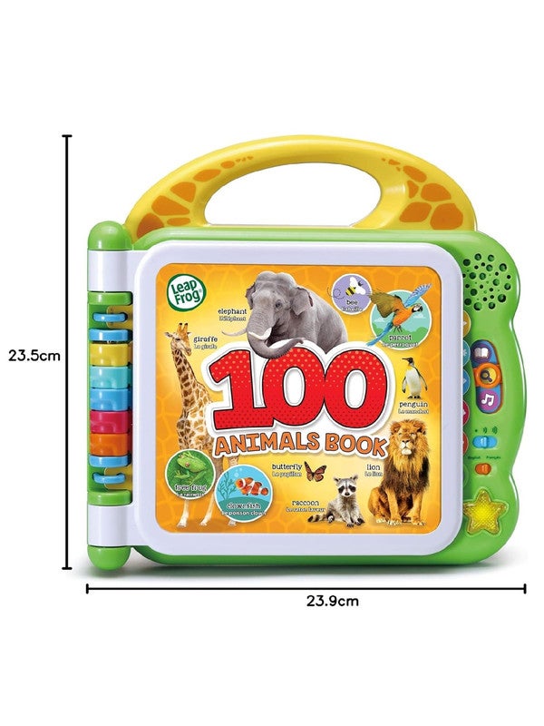 LeapFrog Learning Friends 100 Animals Book - Bilingual English & French Interactive Vocabulary Toy - Image 3