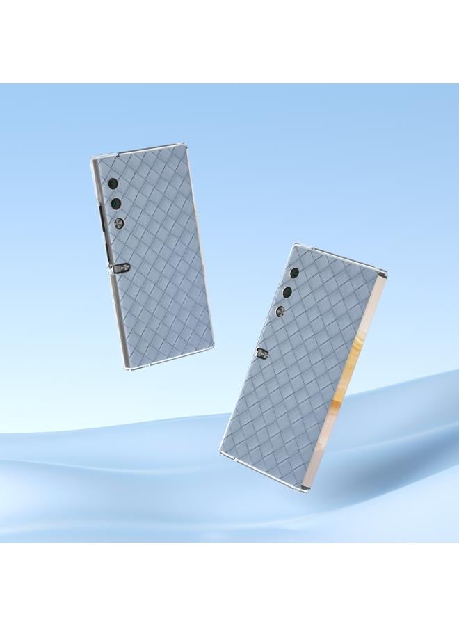 اس-توب جراب هاتف Honor V محفظة منسوجة بإطار شفاف من مادة البولي يوريثان - Image 4