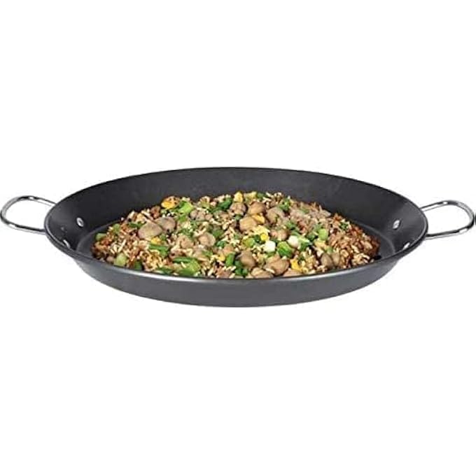 STONE Paella Cooking Frying Pan 30Cm 2L Aluminum Paella Pan With Interior Starflon Max Pfoa Free Nonstick Coating And Metallic HandlesRandom Color - Image 3