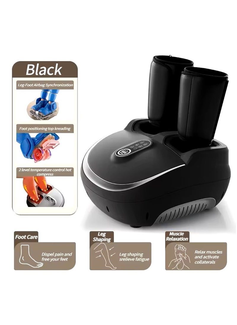 Generic - Smart Foot Massager, 5 Modes, 9 Levels, 8D Air Cushion, Full Coverage for Legs and Feet, Heating and Kneading, 60W, 5-30min Timer, 40-50°C - Image 1