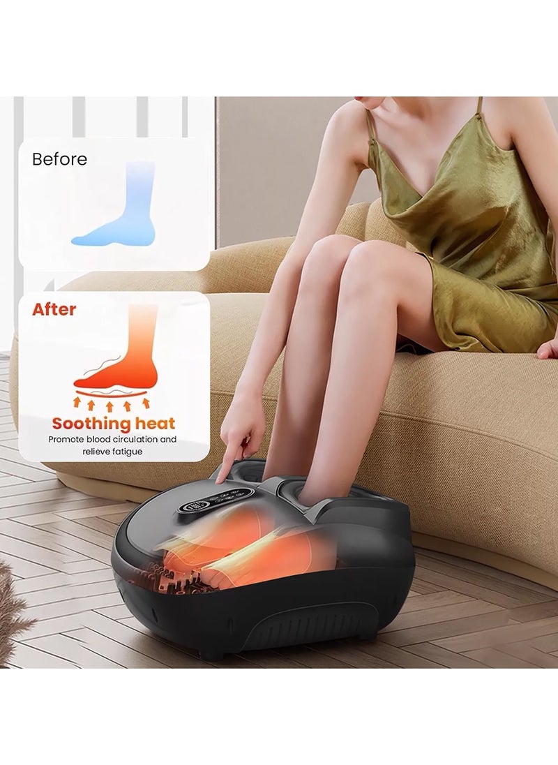 Generic - Smart Foot Massager, 5 Modes, 9 Levels, 8D Air Cushion, Full Coverage for Legs and Feet, Heating and Kneading, 60W, 5-30min Timer, 40-50°C - Image 1