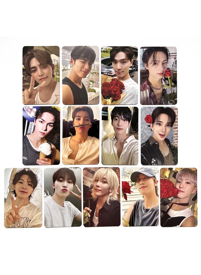 NIBEMINENT 13 قطعة بطاقات لومو كيبوب SEVENTEEN SPILL THE FEELS لهدايا مجموعة المعجبين - Image 1