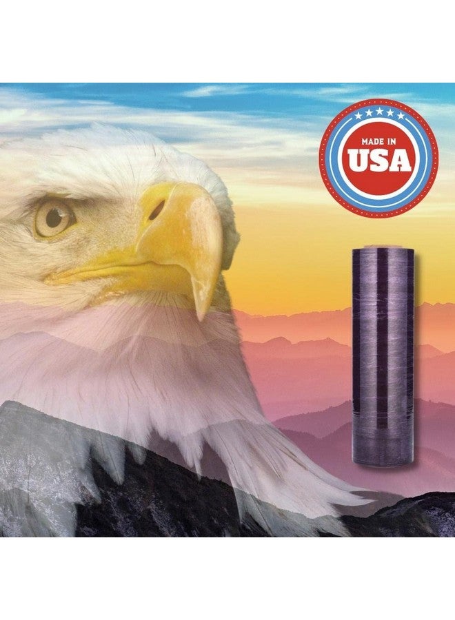 باكيدجينج سابلايز باي ميل غلاف Psbm أرجواني قابل للتمدد، حزمة واحدة مقاس 18 بوصة × 1500 قدم، 80 مقياسًا من البلاستيك المتشبث باللون الداكن، لفات فيلم مطاطية يدوية للتغليف ومنصات التعبئة المتحركة - Image 5